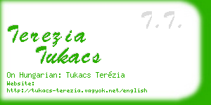 terezia tukacs business card